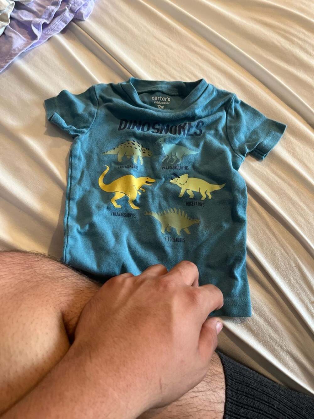 Carter's Child of Mine Dino Snores Dinosaur Graphic T-Shirt, 12M